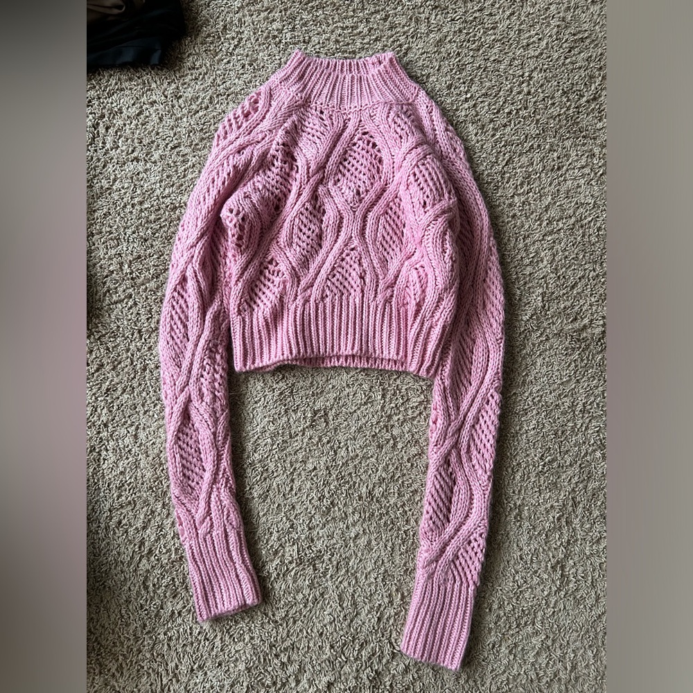 Pink sweater